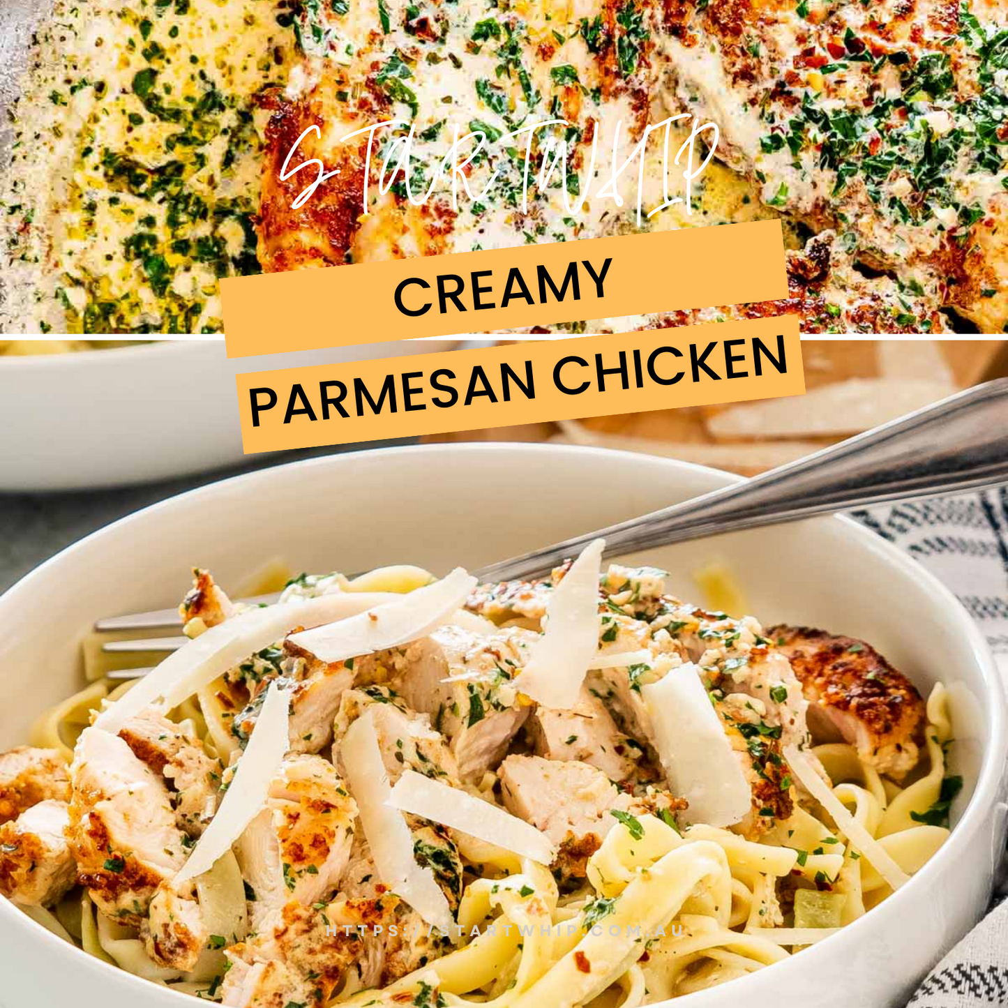 Super Easy Creamy Parmesan Chicken
