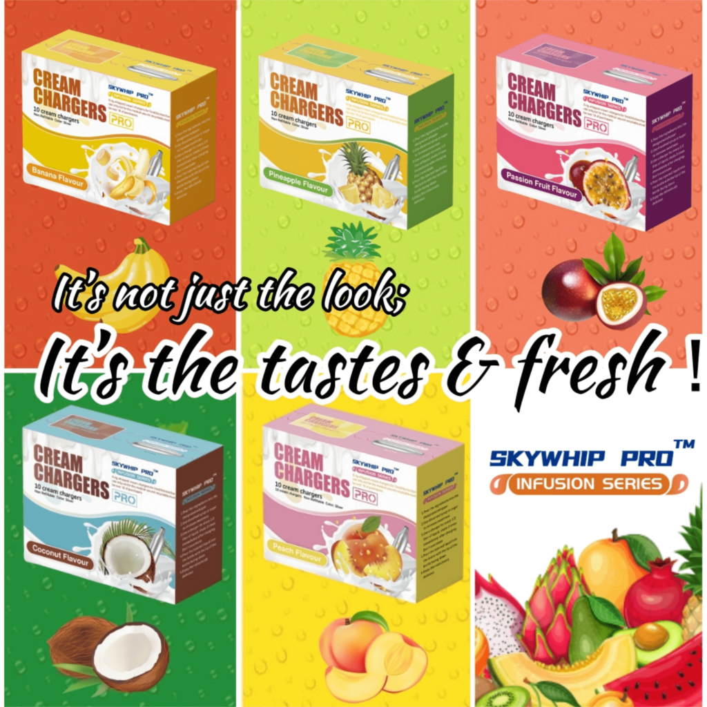 fruit flavour cream chargers