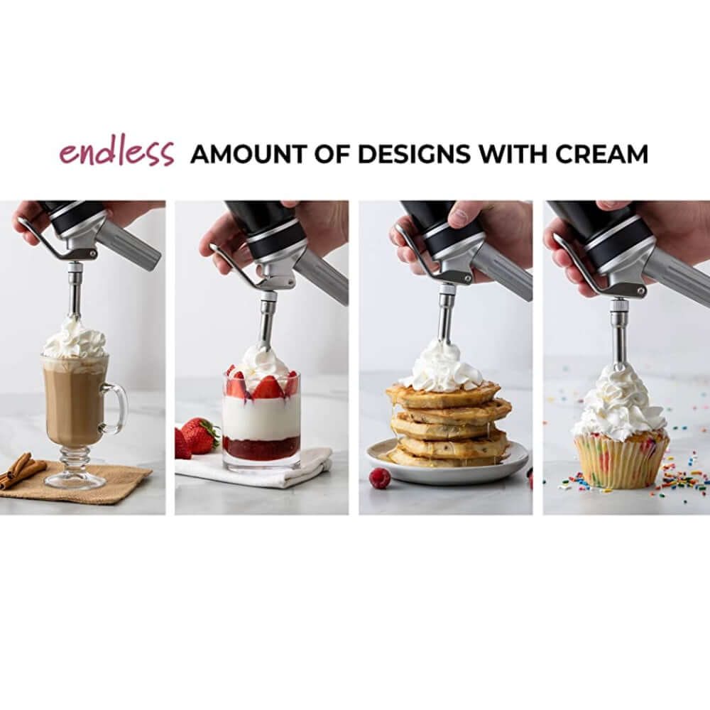 Whipped Cream on cup cakes