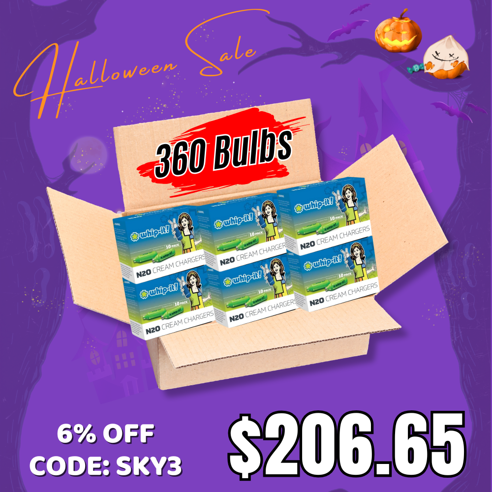 Hot Sale - 360 Bulbs Whip-it 8.2G Cream Chargers