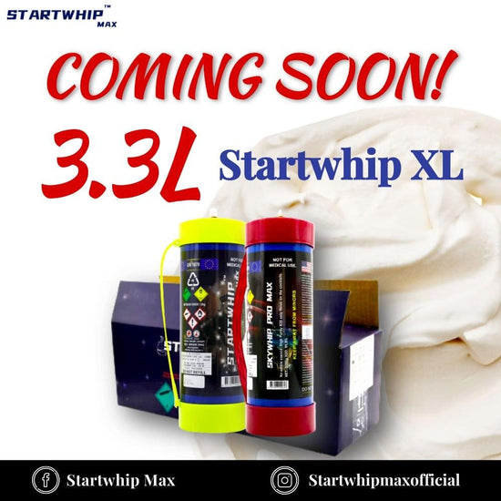 3.3L XL Startwhip Cream Chargers IN STOCK NOW！ - Startwhip Max AU