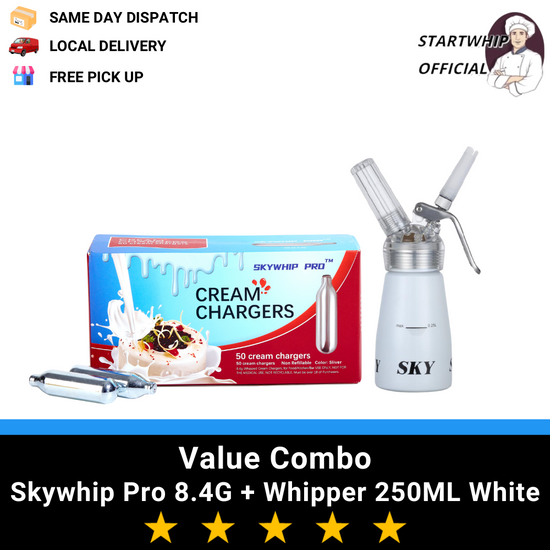 Skywhip Ultra Pro+ Cream Chargers Whipped 8.4g N2O