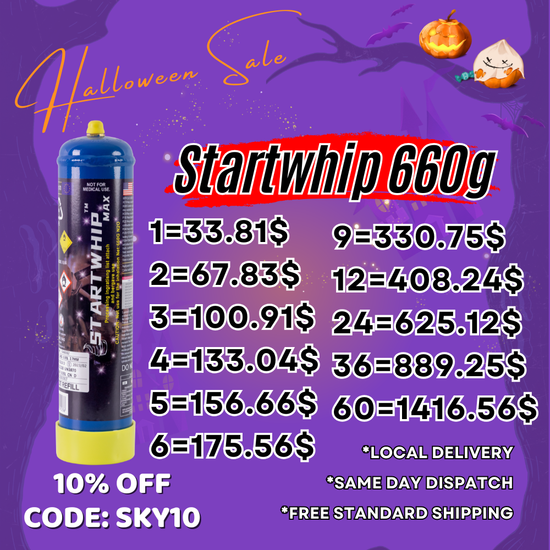 [10% off] SM - Startwhip Max 660g Cream Chargers