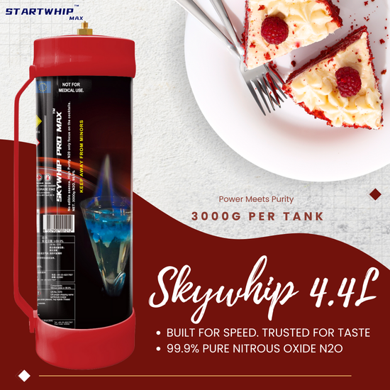 Skywhip 4.4L 3000g Cream Chargers