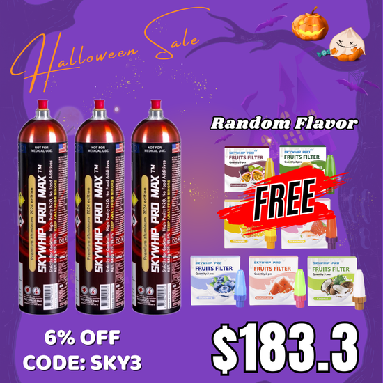 Hot Sale - 3 tanks Skywhip Aluminum 640g + 1 Box Free Flavoured Silent Nozzles