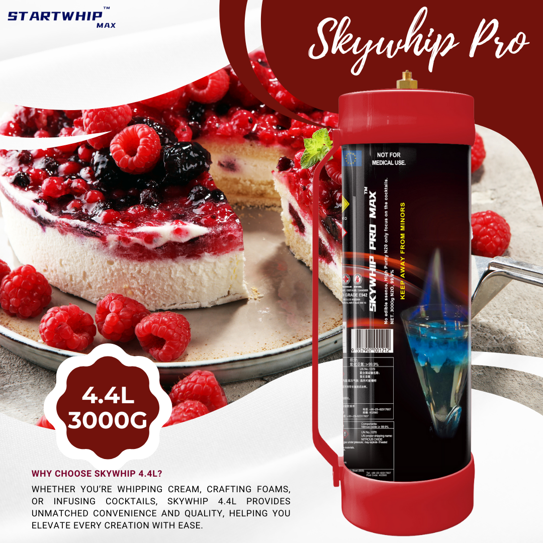 Skywhip 4.4L 3000g Cream Chargers
