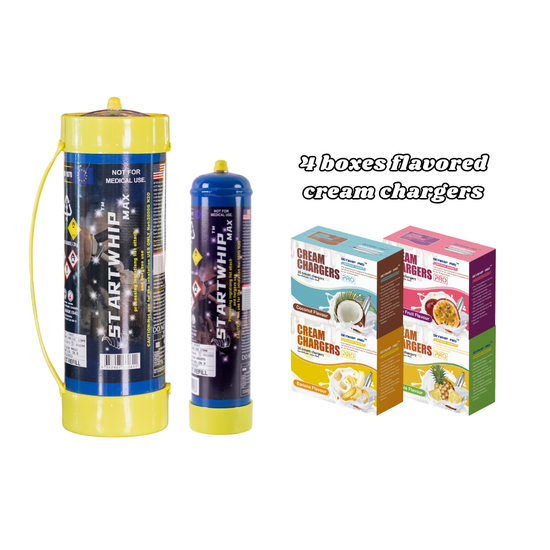 3.3L + 660g Cream chargers