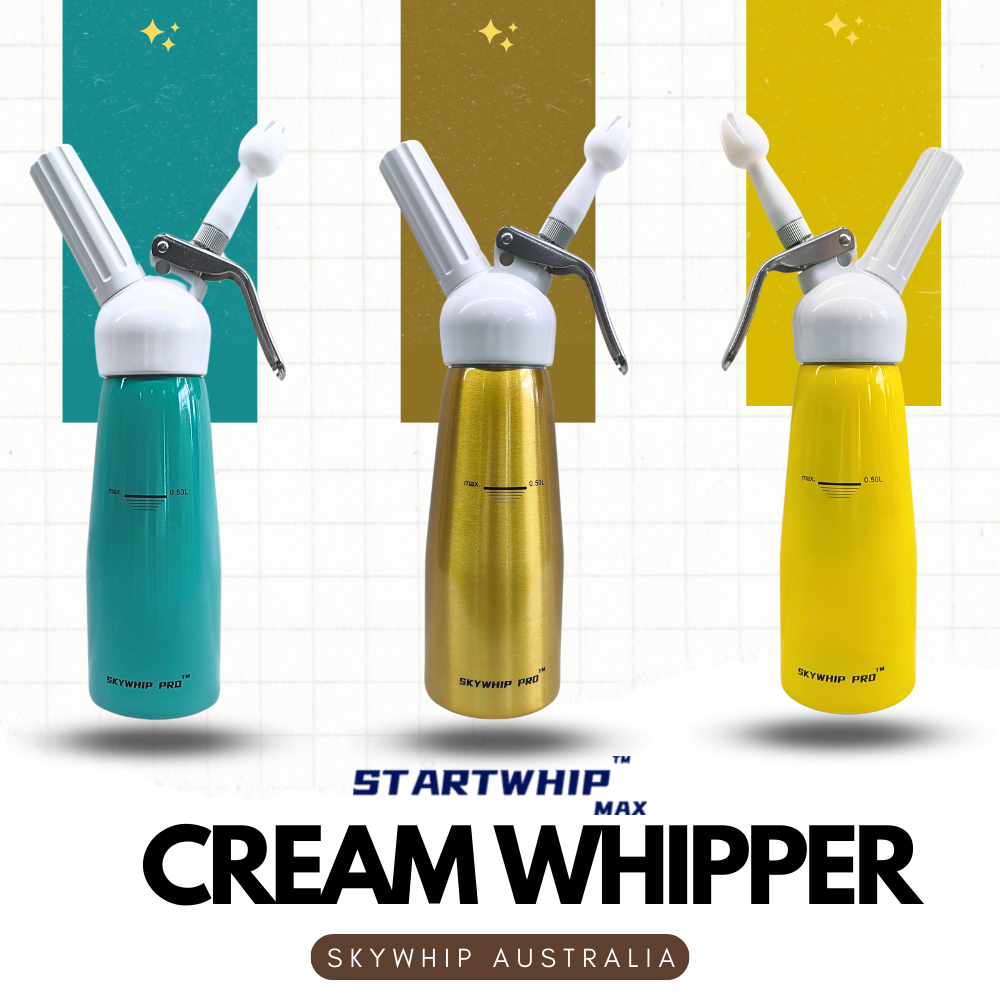 Professional Cream Chargers Whipper Dispenser 500ML - Yellow